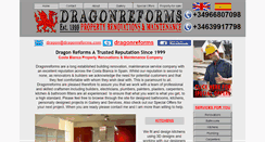 Desktop Screenshot of dragonreforms.com